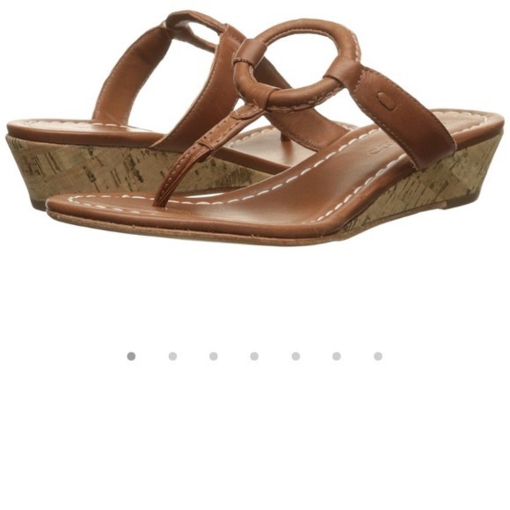Leather Wedge Sandal